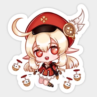 Klee chibi Sticker